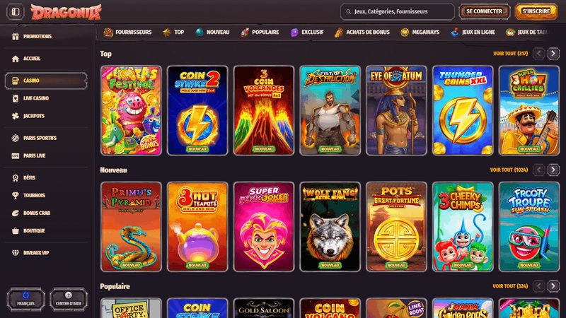 Présentation de dragonia casino en ligne Présentation de dragonia casino en ligne