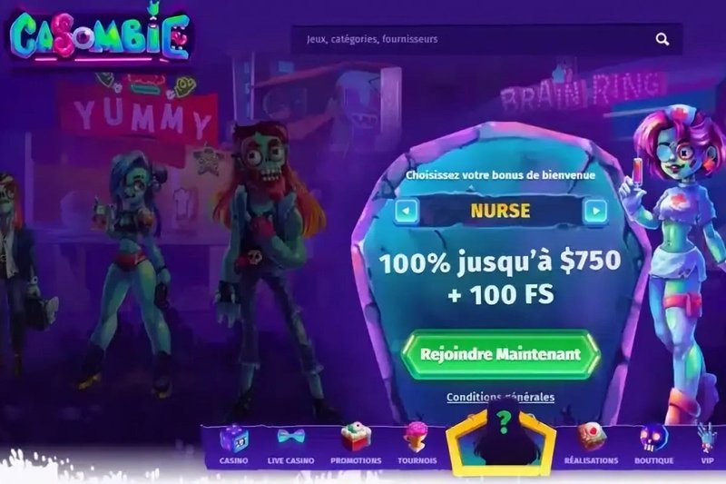 Bienvenue sur Casombie Casino : Un monde de jeux en ligne sans frontières